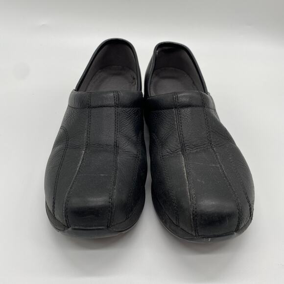 Dansko Women’s Shaina Black Tumbled Pull Up Slip On Size 41 Clog Slip Resistant - Picture 5 of 9